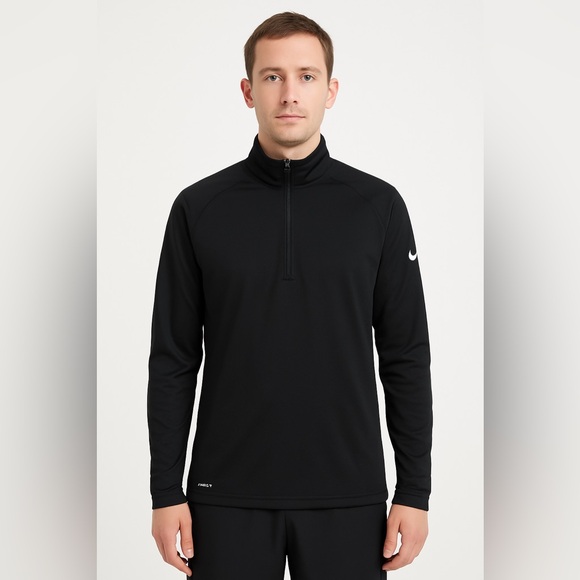 Nike running 1/4 quarter zip mock neck pullover for sz small activewear for men - Picture 1 of 9